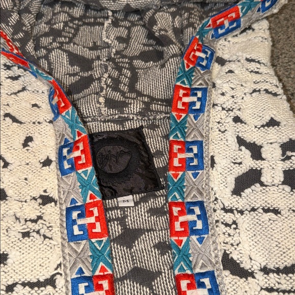 Johnny was Biya embroidered hooded sweater cardigan - Picture 2 of 2